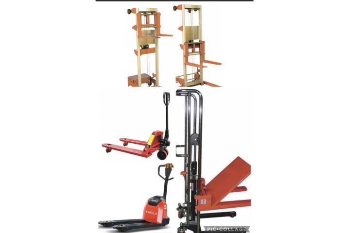 PALLETS JACK,STACKERS Y MESAS HIDRAULICAS