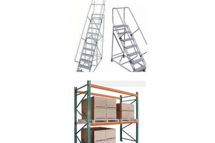 ESCALERAS CORREDIZAS Y PALLETS RACKS