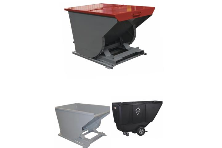 TILT TRUCKS AND DUMPING TRASH