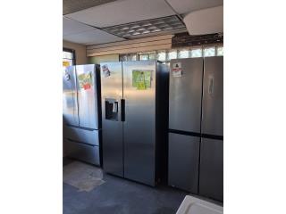 Variedad de neveras en stainless steel