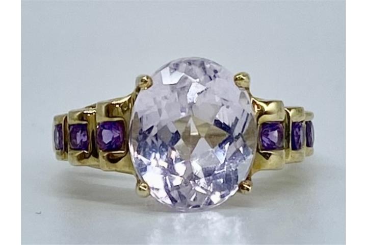 SORTIJA AMATISTA 10KT