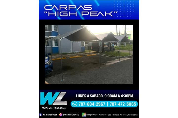 Carpas Carpas autos estacionamiento