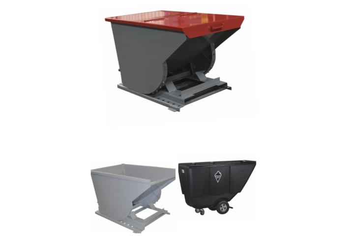 DUMPING TRASH HOOPERS/TILT TRUCKS