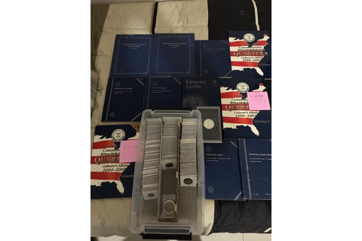 Colección monedas US/intern. Ver descripción!
