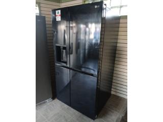 Nevera  LG negra sibe by side 