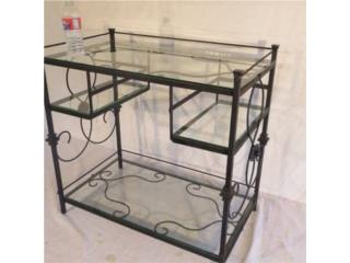Mesa Neo Castellano en Hierro y Cristal.  