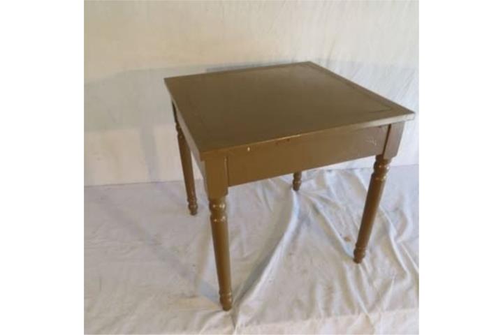 Mesita Vintge 100% Madera Pintdo Marron