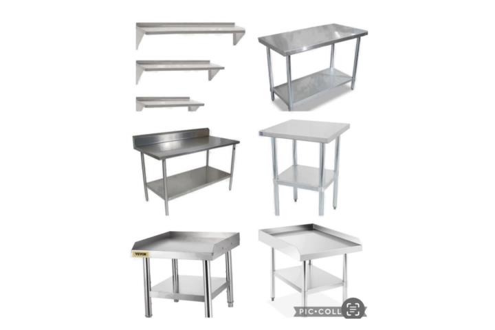 TABLILLAS Y MESAS STAINLESS