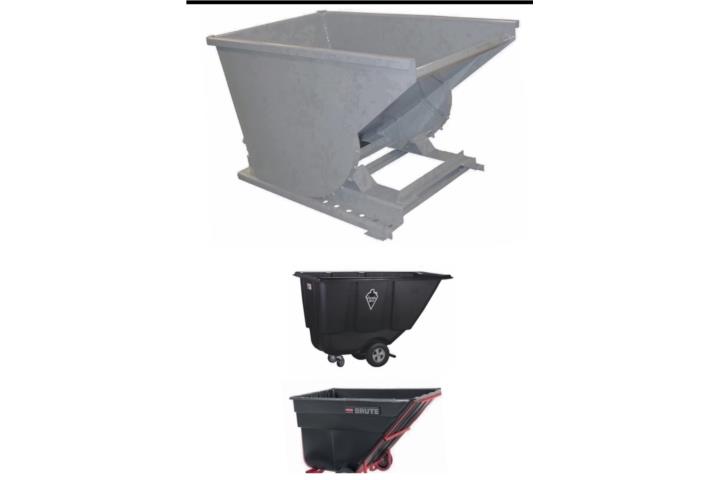 TILT TRUCKS AND DUMPING TRASH