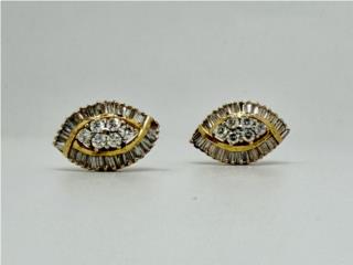 PANTALLAS BRILLANTES 14KT, JOYERIA CARMEN  Puerto Rico
