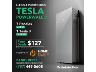 Tesla Powerwall 37 Paneles 410w 1 Tesla 3 , Daniel Reyes - Home Power Puerto Rico