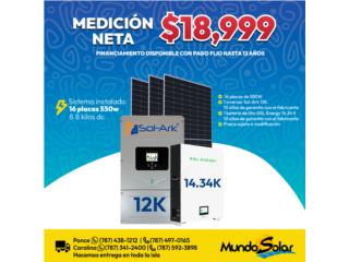 Sistema Solar Medicin Neta 14 placas 550W,  Mundo Solar, Inc. Puerto Rico