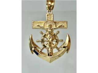 CHARM ANCLA JESUCRISTO 14KT, JOYERIA CARMEN Puerto Rico