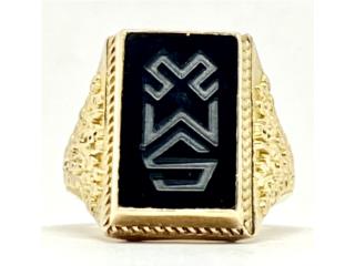 SORTIJA ONYX  10KT, JOYERIA CARMEN Puerto Rico