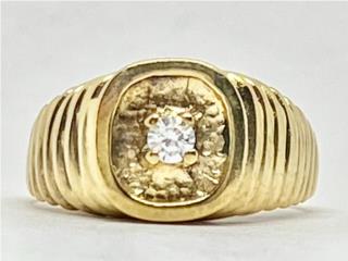 SORTIJA CUBIC 14KT, JOYERIA CARMEN Puerto Rico