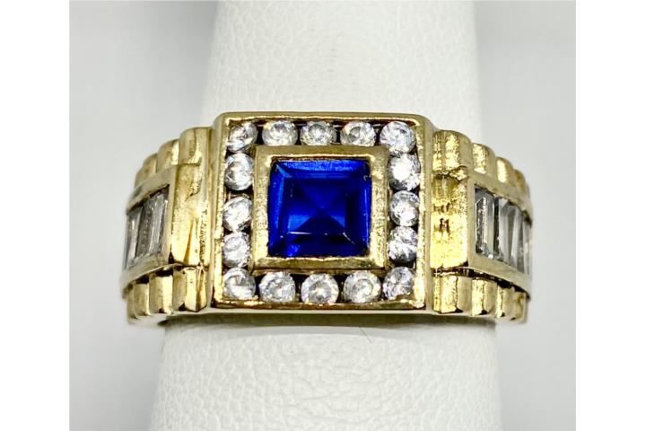 SORTIJA HOMBRE ZIRCONIAS 10KT