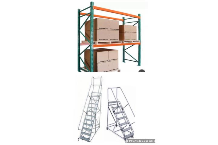 PALLETS RACKS ALMACENES Y ESCALERAS
