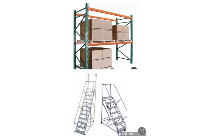 PALLETS RACKS ALMACENES Y ESCALERAS