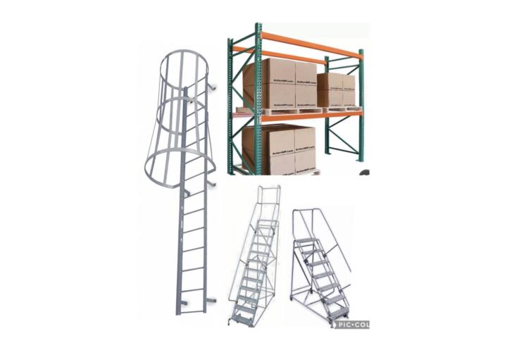 PALLETS RACKS ALMACENES Y ESCALERAS