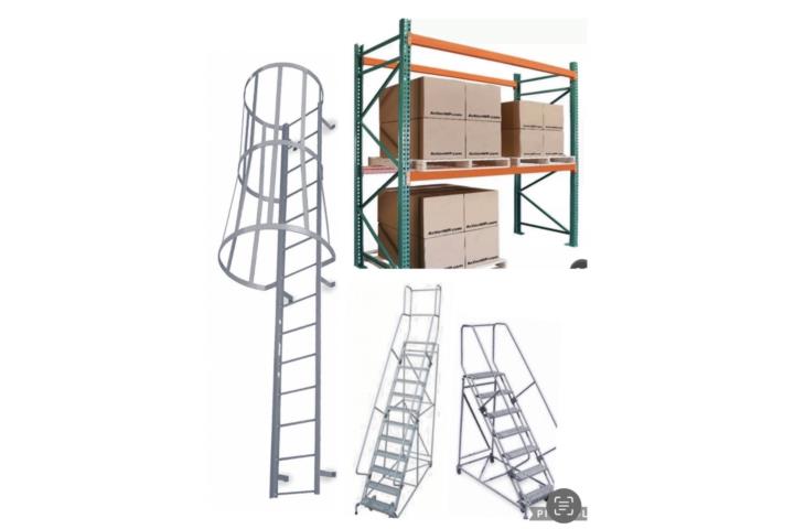 PALLETS RACKS ALMACENES Y ESCALERAS