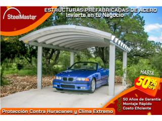 **Carport Resistente Cat 5 de Huracanes ** , SteelMaster Buildings, LLC Puerto Rico