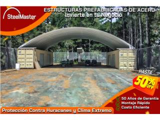 **SteelMaster - Cubiertas de Contenedores** , SteelMaster Buildings, LLC Puerto Rico