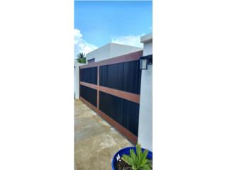 Porton corredizo en aluminio, FA Windows and Doors Puerto Rico