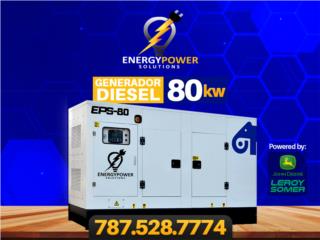 80KW 120/208V & tanque de 300 gals, Energy Powers Solutions Puerto Rico