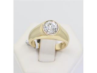 Anillo Diamante Corte Antiguo 14kt 2ct UNISEX, Monte Piedad, Inc. Puerto Rico