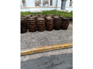 BARRILES EN MADERA CEDRO BLANCO BONITOS , ANROD NATIONAL EXPORT INC. Puerto Rico