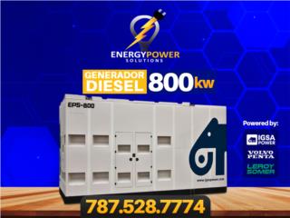 Generador Industrial 800kw, Energy Powers Solutions Puerto Rico