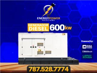 Generador Industrial 600kw, Energy Powers Solutions Puerto Rico