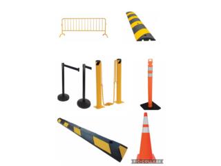 CONTROL BARRIERS, PARKING STOPS, SPEED BUMPS 