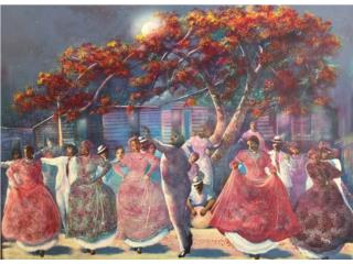 Artista: Ivn Moura Limardo. Arte. Flamboyn., DeLorean Fine Arts Gallery Puerto Rico
