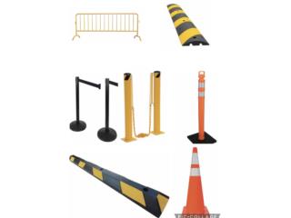 PARKING STOPS,MUROS Y CONTROL BARRIERS 