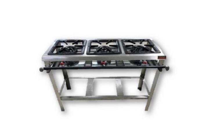 ESTUFA COMERCIAL SS DE 3 QUEMADORES