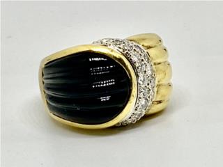 SORTIJA BRILLANTES 18KT, JOYERIA CARMEN Puerto Rico