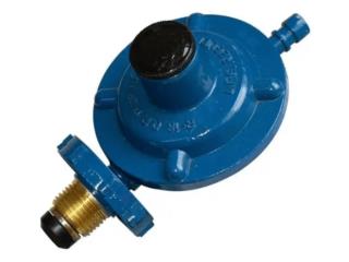 Regulador de gas color azul