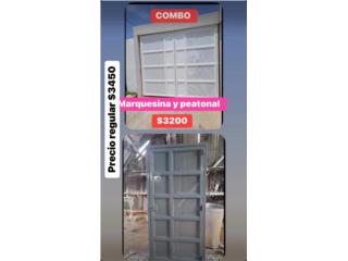 Combo Marquesina y Peatonal