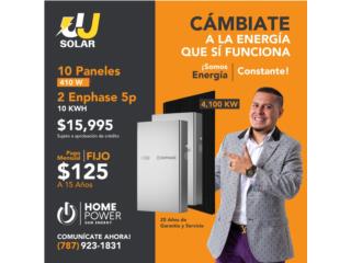 Sistema Solar 4,100kw con 10kw en bateras , Puerto Rico