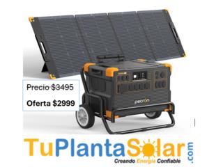 Planta Solar Pecron 3600w con placa solar 400 Puerto Rico