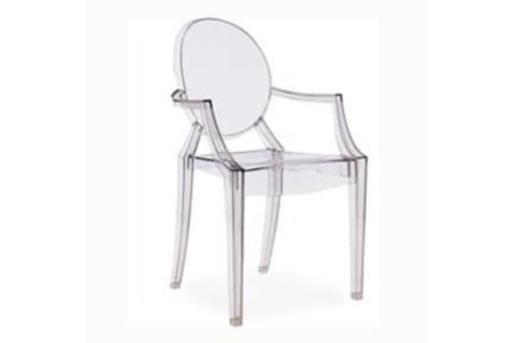 Ghost Transparent Arm Chair liquidacion