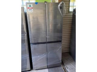 Nevera stainless steel 4 puertas Midea , Anrod Expord Puerto Rico