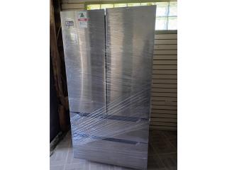  Nevera en stainless steel Midea , Anrod Expord Puerto Rico