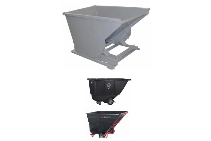 TILT TRUCKS AND DUMPING TRASH