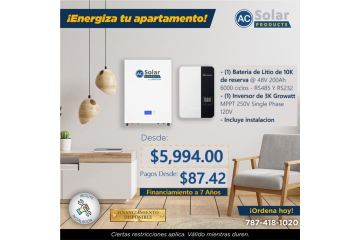 Sistema Batery Back-up para Apartamento