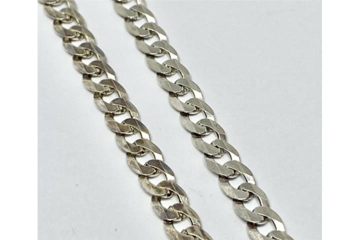 CADENA CUBANA PLATA 925