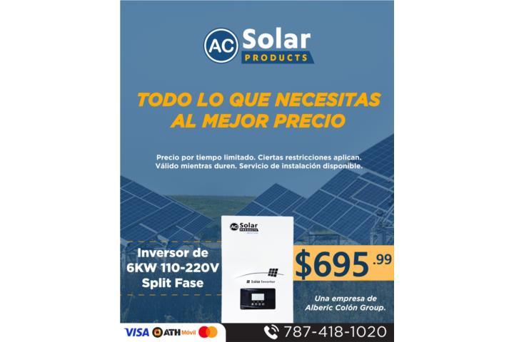 Inversor Meritsun 6K