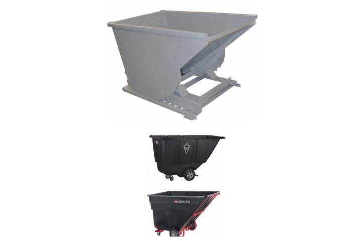TILT TRUCKS AND DUMPING TRASH
