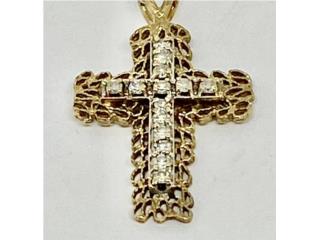 CRUZ BRILLANTES 14KT, JOYERIA CARMEN  Puerto Rico